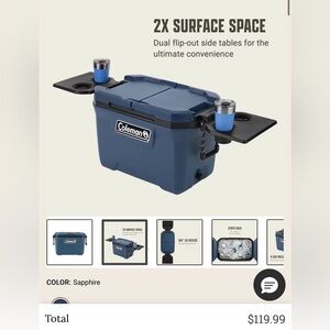 Coleman flex n go 52 qt cooler